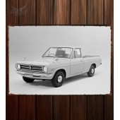 Металлическая табличка Datsun Sunny Truck (B120)